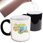 Hurghada Egypt Country Flag Destination - Funny Colour Changing Mug