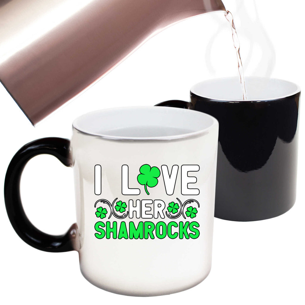 I Love Samrocks Irish St Patricks Day Ireland - Funny Colour Changing Mug