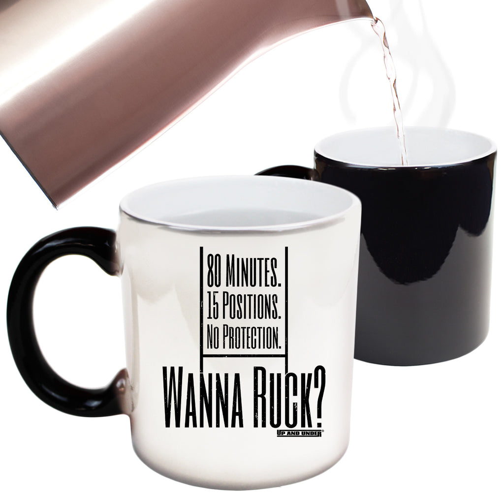 Rugby Wanna Ruck - Funny Colour Changing Mug