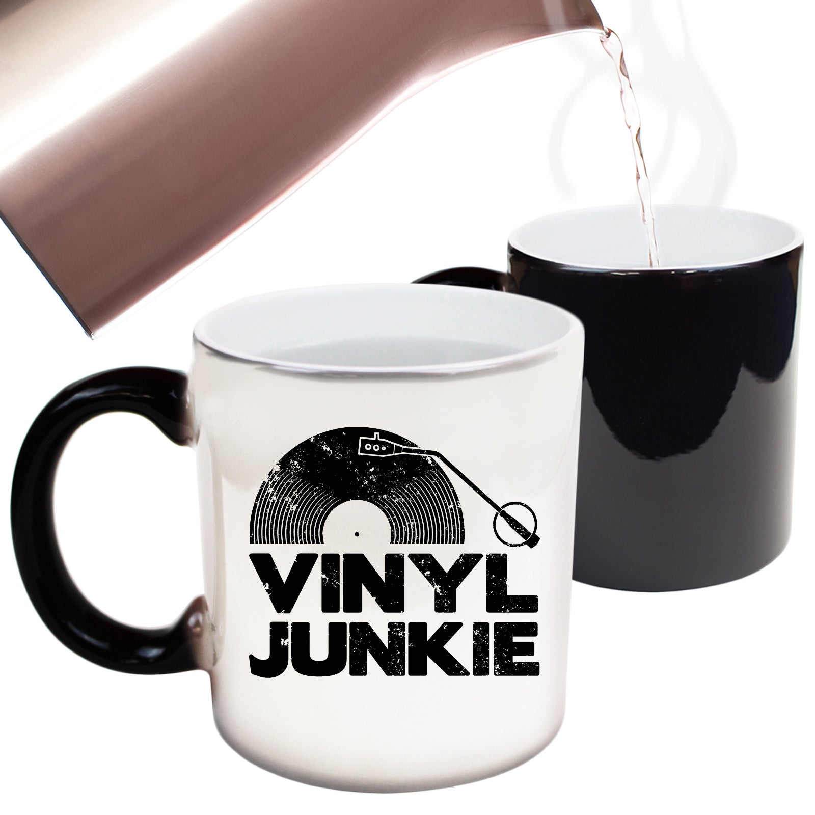 Vinyl Junkie - Funny Colour Changing Mug