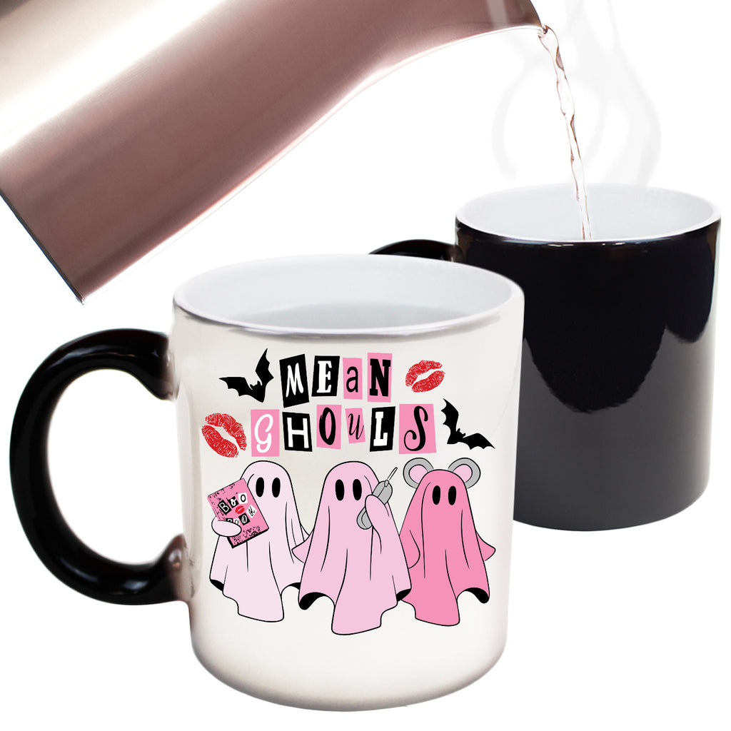 Mean Ghouls Halloween Trick Or Treat - Funny Colour Changing Mug