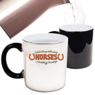 Dont Always Talk About Horses - Funny Colour Changing Mug Cup