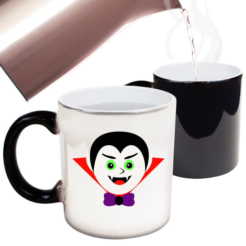 Vampire Halloween Cartoon - Funny Colour Changing Mug