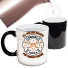 V1 Firemen All Men Are Created Equal Then A Few Become Firemen - Funny Colour Changing Mug