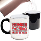 Freedom Political - Funny Colour Changing Mug
