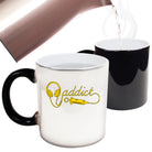 Dj Addict Headphone Head Phones Music - Funny Colour Changing Mug Cup
