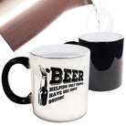 Beer Helping Ugly People Have Since 9500Bc - Funny Colour Changing Mug