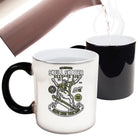 Skull Skater Skateboard - Funny Colour Changing Mug