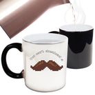 You Cant Download A Moustache - Funny Colour Changing Mug