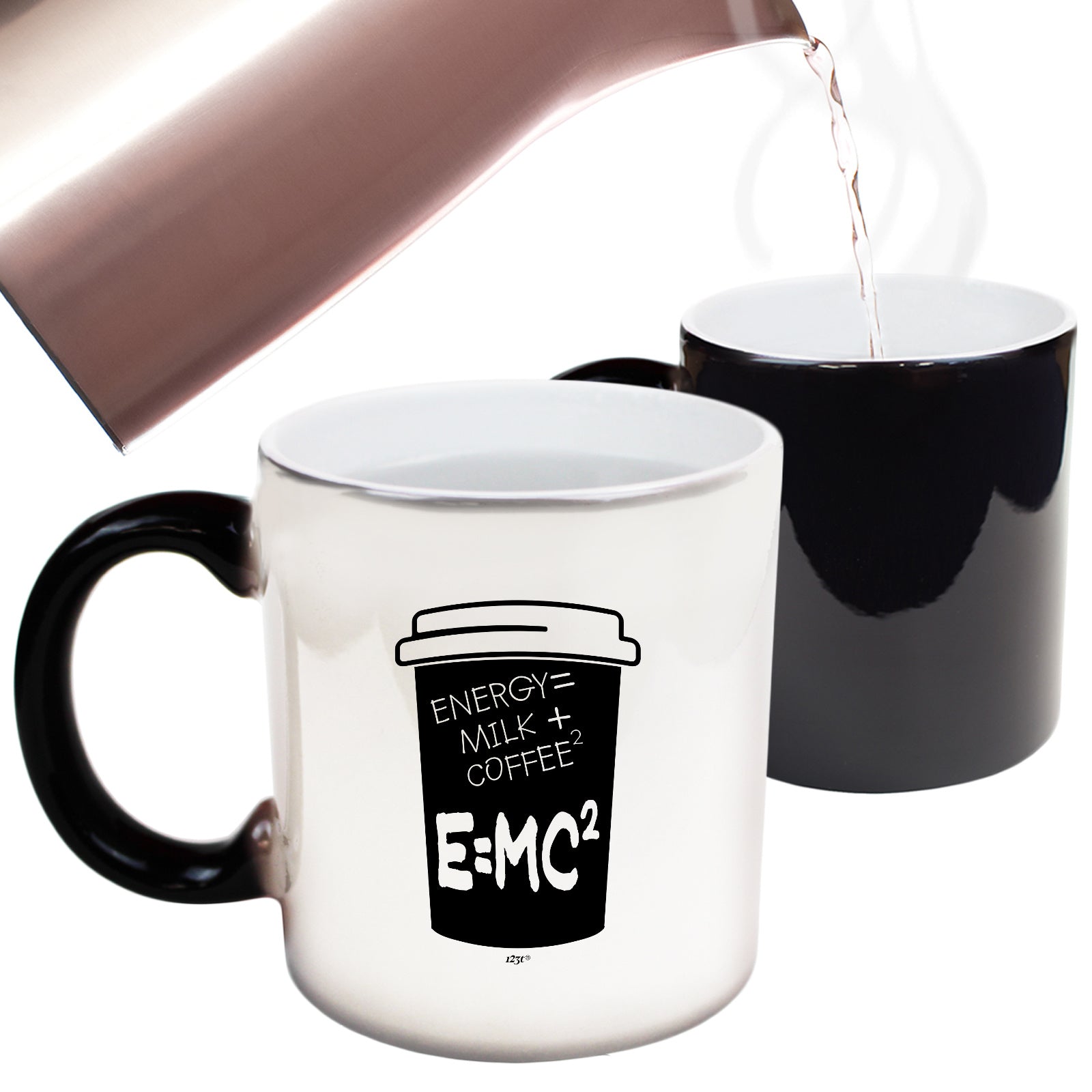 Energy Milk Coffee - Funny Colour Changing Mug Cup