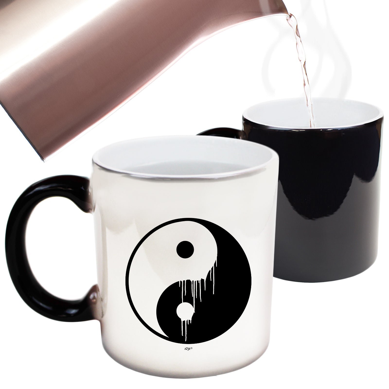 Yin Yang Dripping - Funny Colour Changing Mug