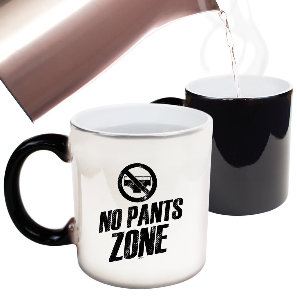 No Pants Zone - Funny Colour Changing Mug