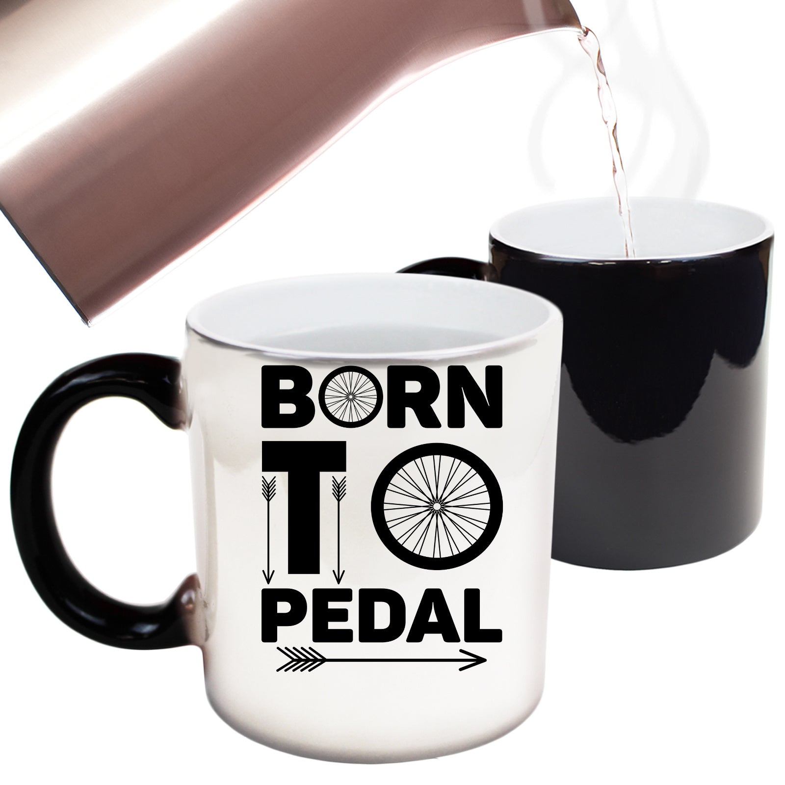 Born To Pedal - Funny Colour Changing Mug