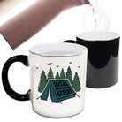 Camping Social Distancing Expert - Funny Colour Changing Mug