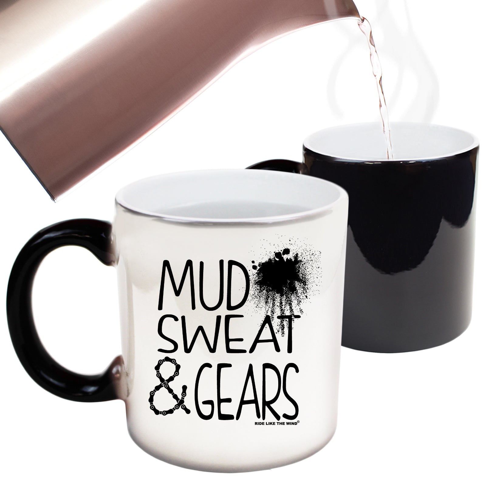 Mud Sweat And Gears - Funny Colour Changing Mug