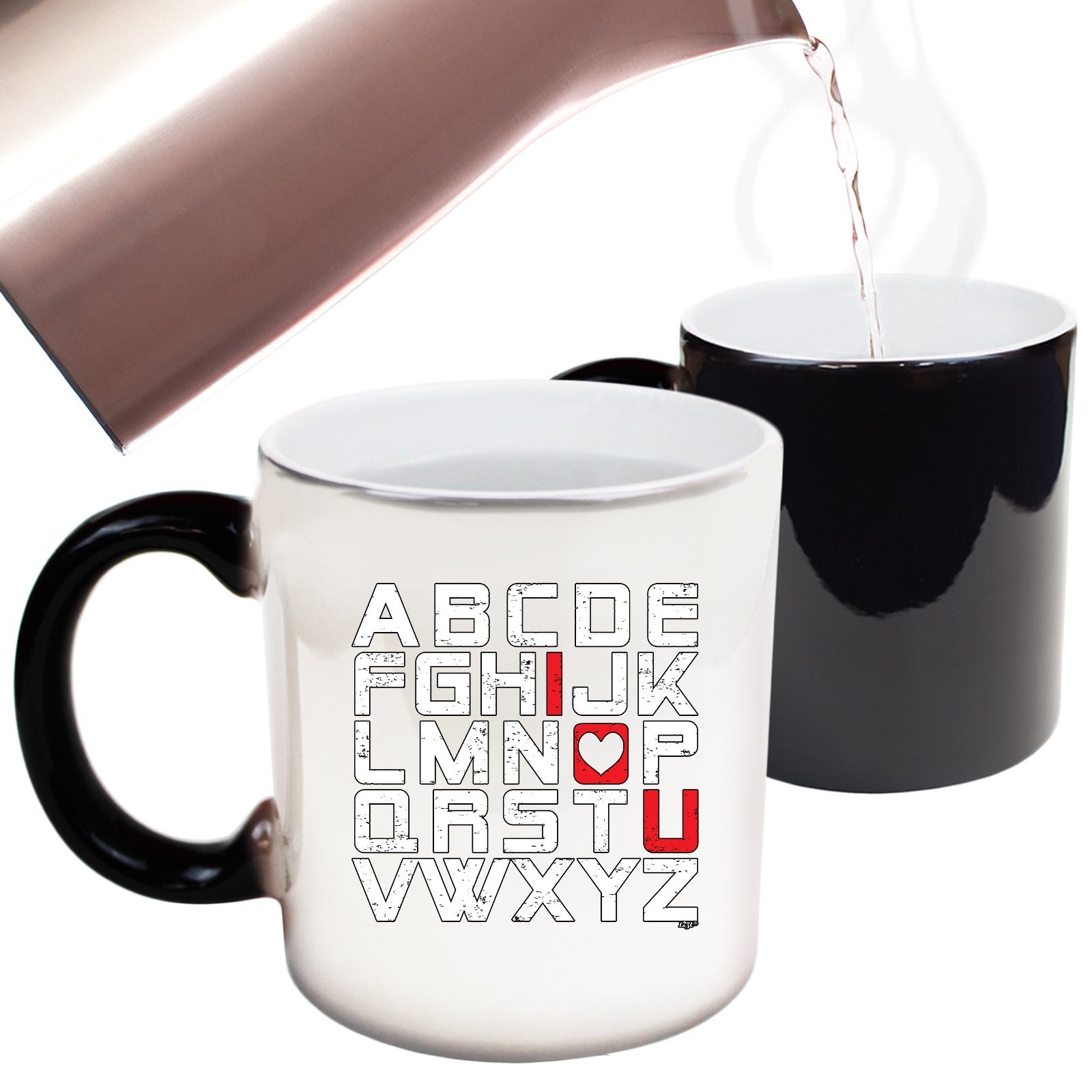Alphabet Love You - Funny Colour Changing Mug Cup