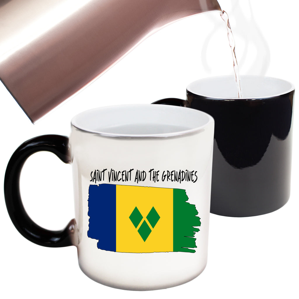 Saint Vincent And The Grenadines - Funny Colour Changing Mug