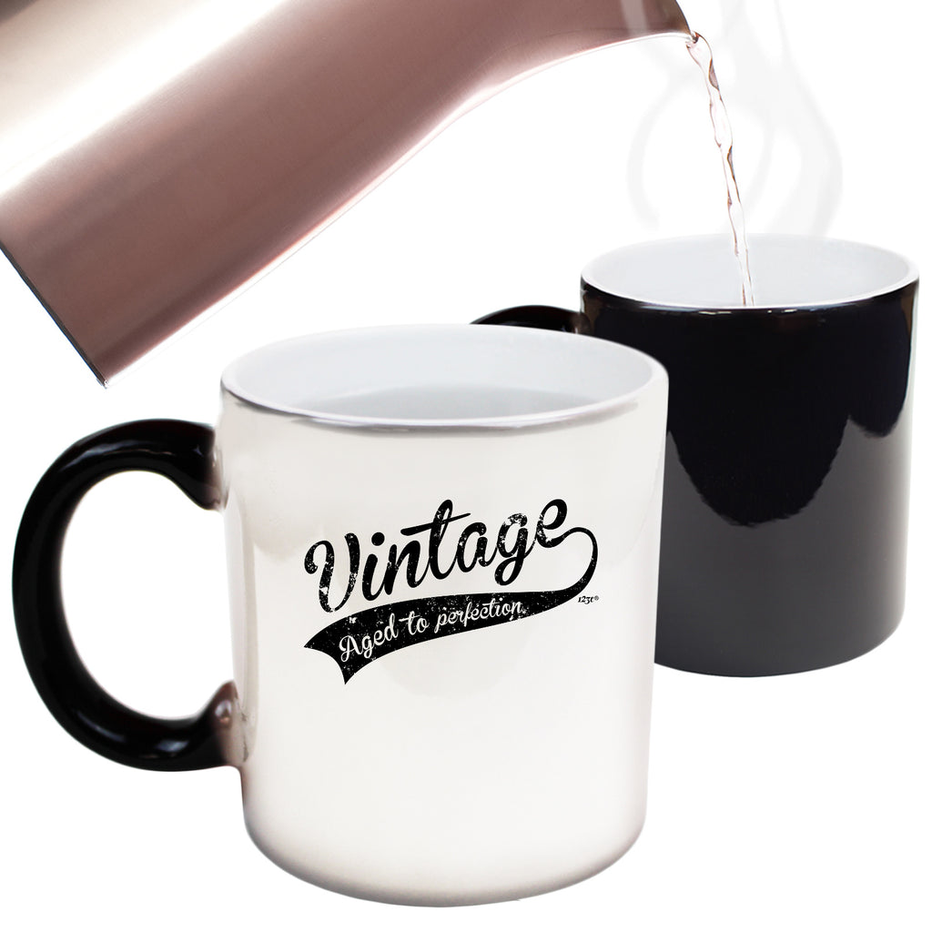 Vintage Aged To Perfection - Funny Colour Changing Mug