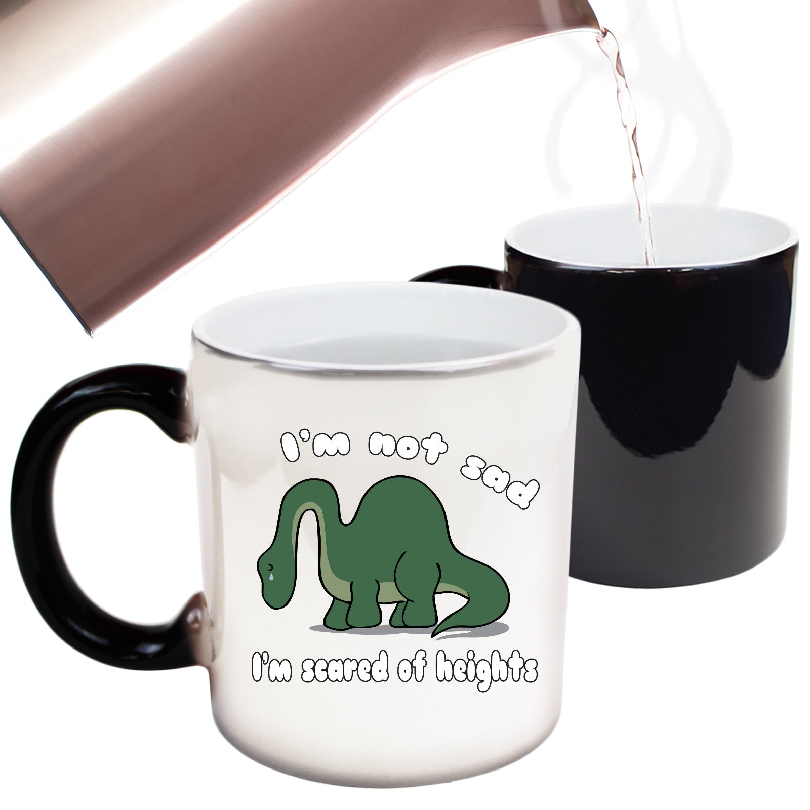 Im Not Sad Im Scared Of Heights - Funny Colour Changing Mug Cup