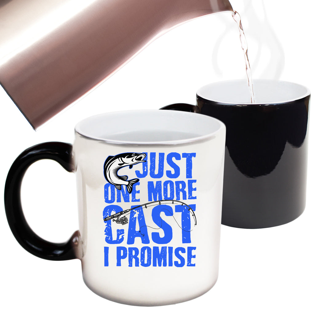 Just One More Cast Fishing Fish - Funny Colour Changing Mug