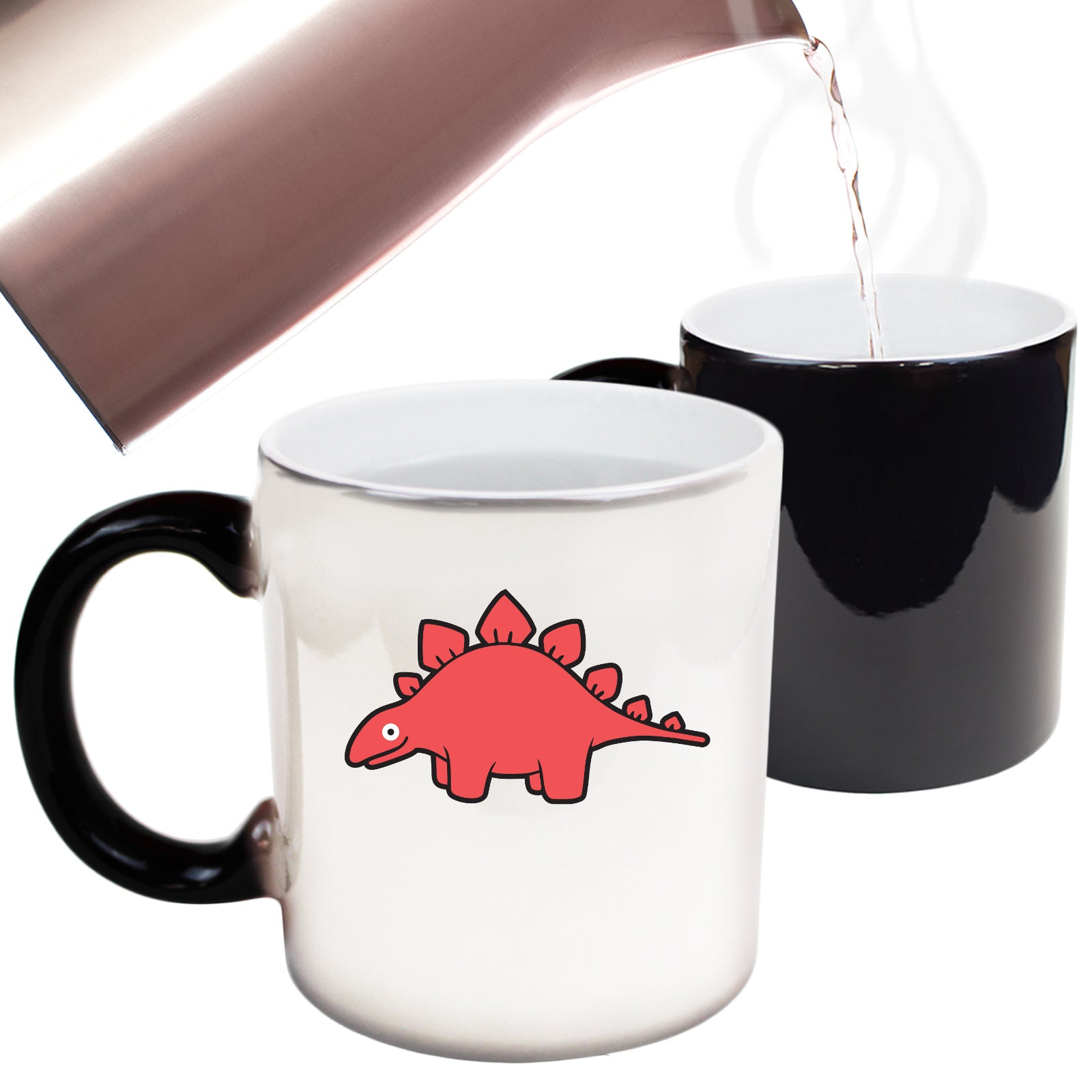 Dinosaur Stegasaurus Ani Mates - Funny Colour Changing Mug Cup