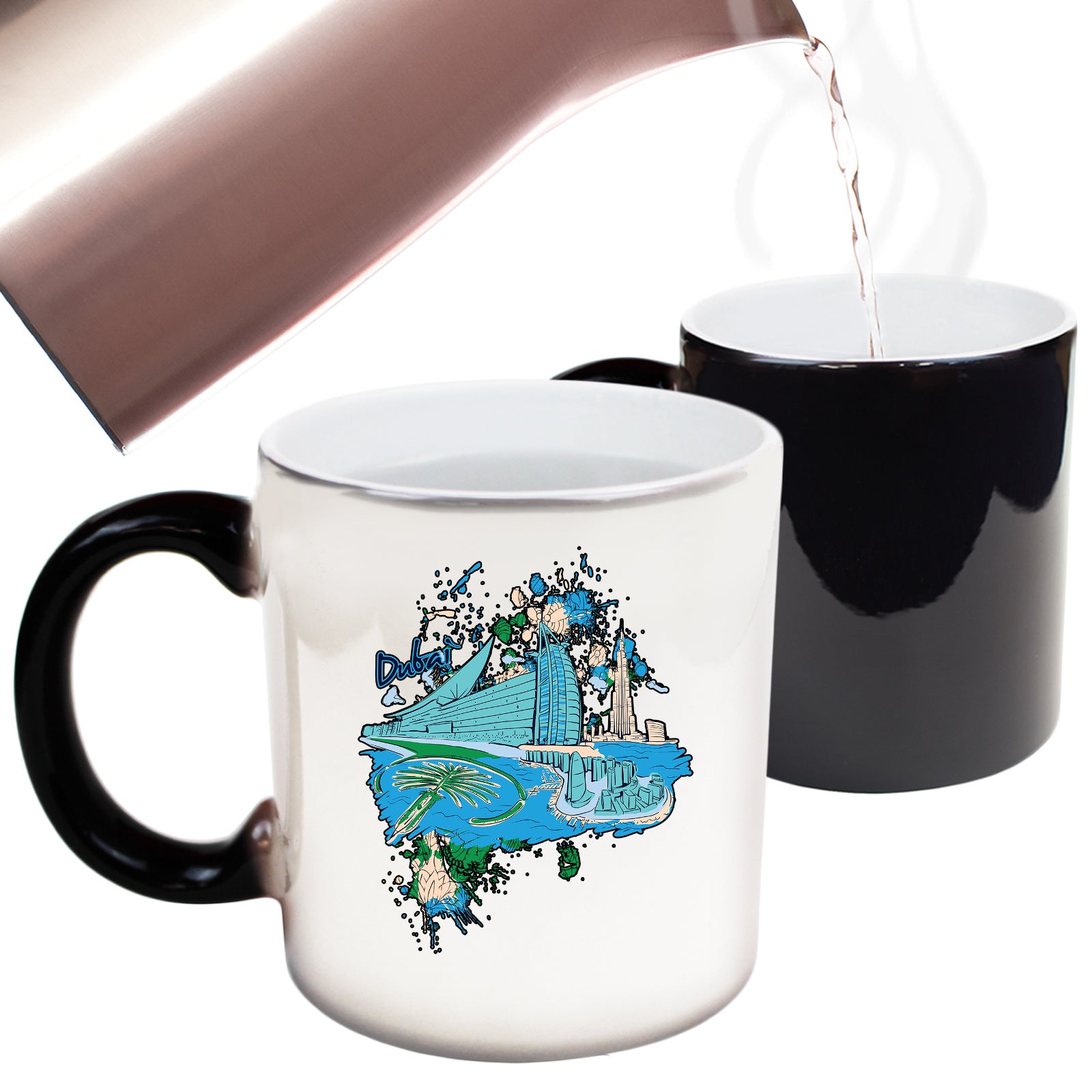 Dubai - Funny Colour Changing Mug