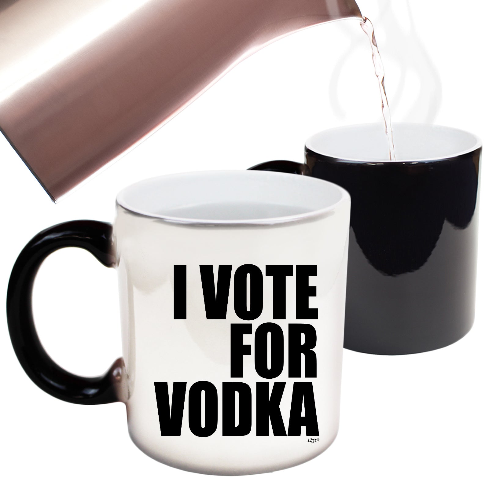 Vote For Vodka - Funny Colour Changing Mug