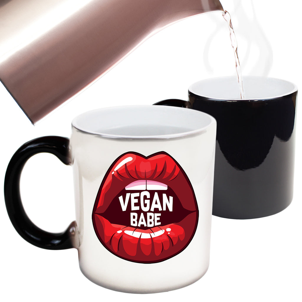 Vegan Babe Lips Food - Funny Colour Changing Mug