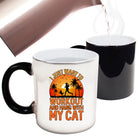 I Just Want To Workout And Hang With My Cat - Funny Colour Changing Mug