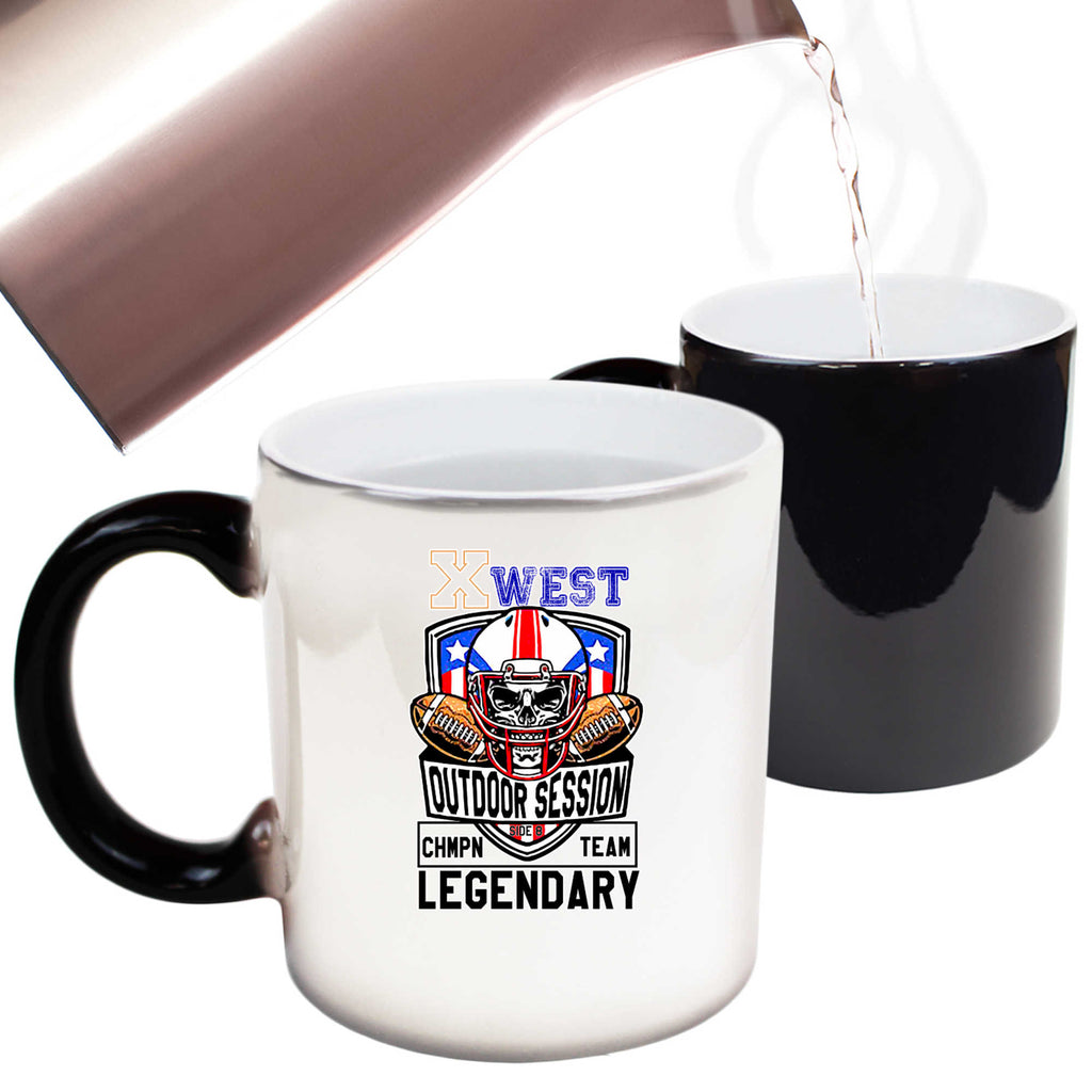 Xwest Side 8 Outdoor Session Legendary American Football Gridiron - Funny Colour Changing Mug