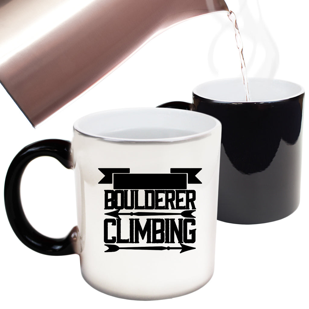 Rock Climbing Average Boulderer Climbing - Funny Colour Changing Mug
