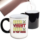 Beer Hunt Beer In That Order - Funny Colour Changing Mug