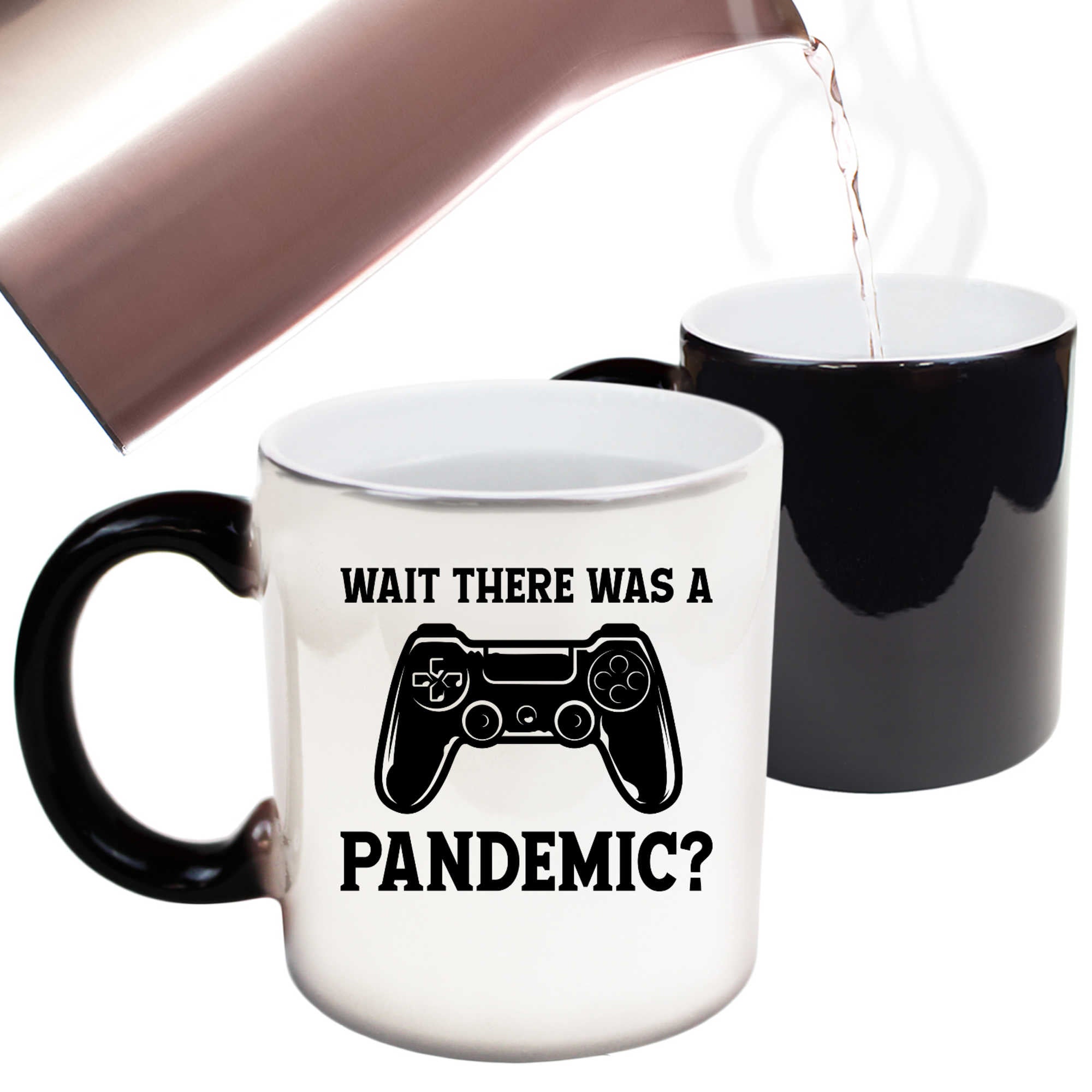 Wait There Was A Pandemic Gamer Video Games - Funny Colour Changing Mug