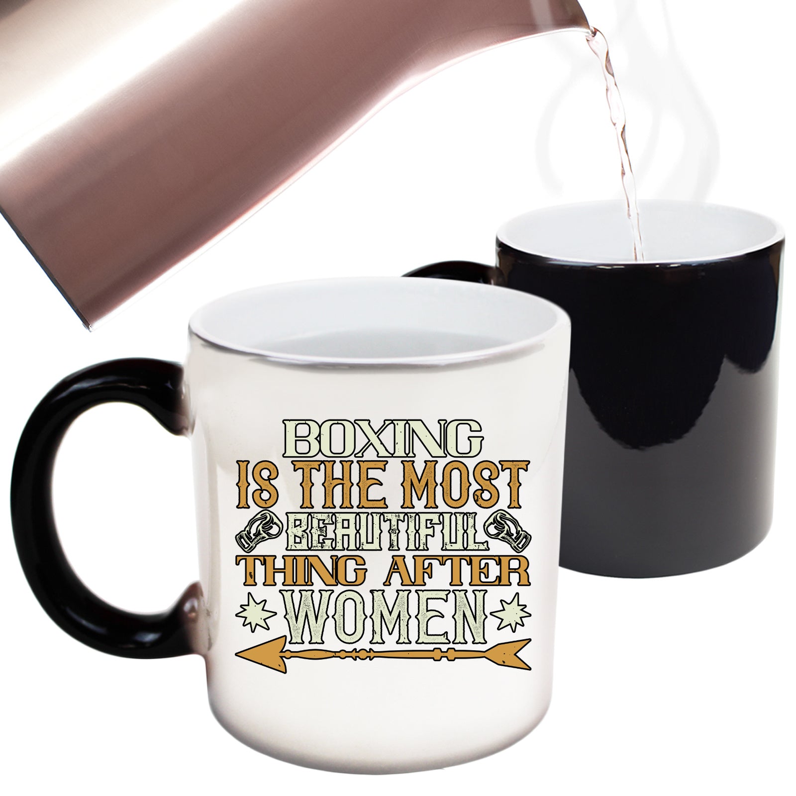 Boxing The Most Beautiful Thing After Women - Funny Colour Changing Mug