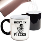 Rest In Pieces Halloween - Funny Colour Changing Mug
