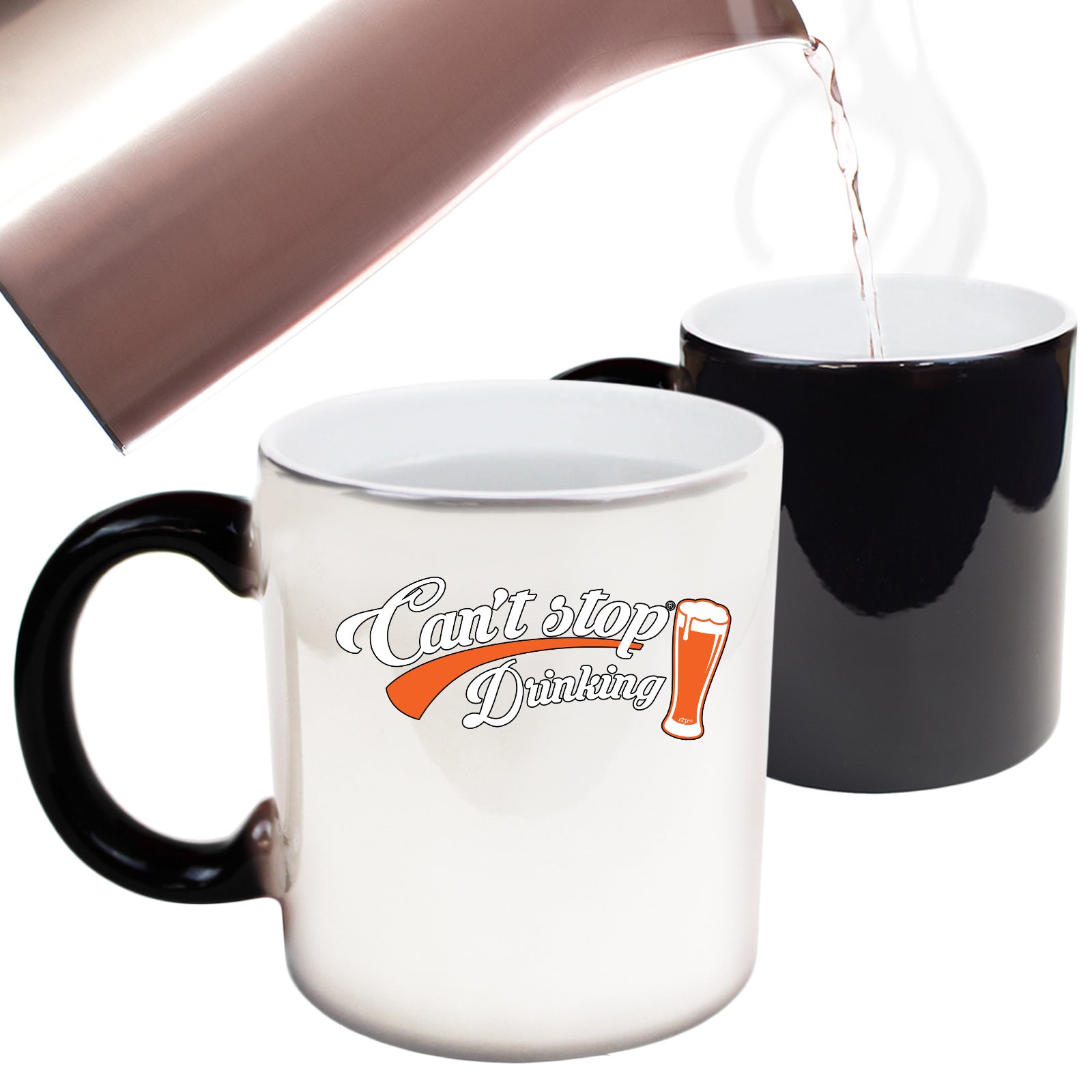 Cant Stop Drinking Beer - Funny Colour Changing Mug Cup