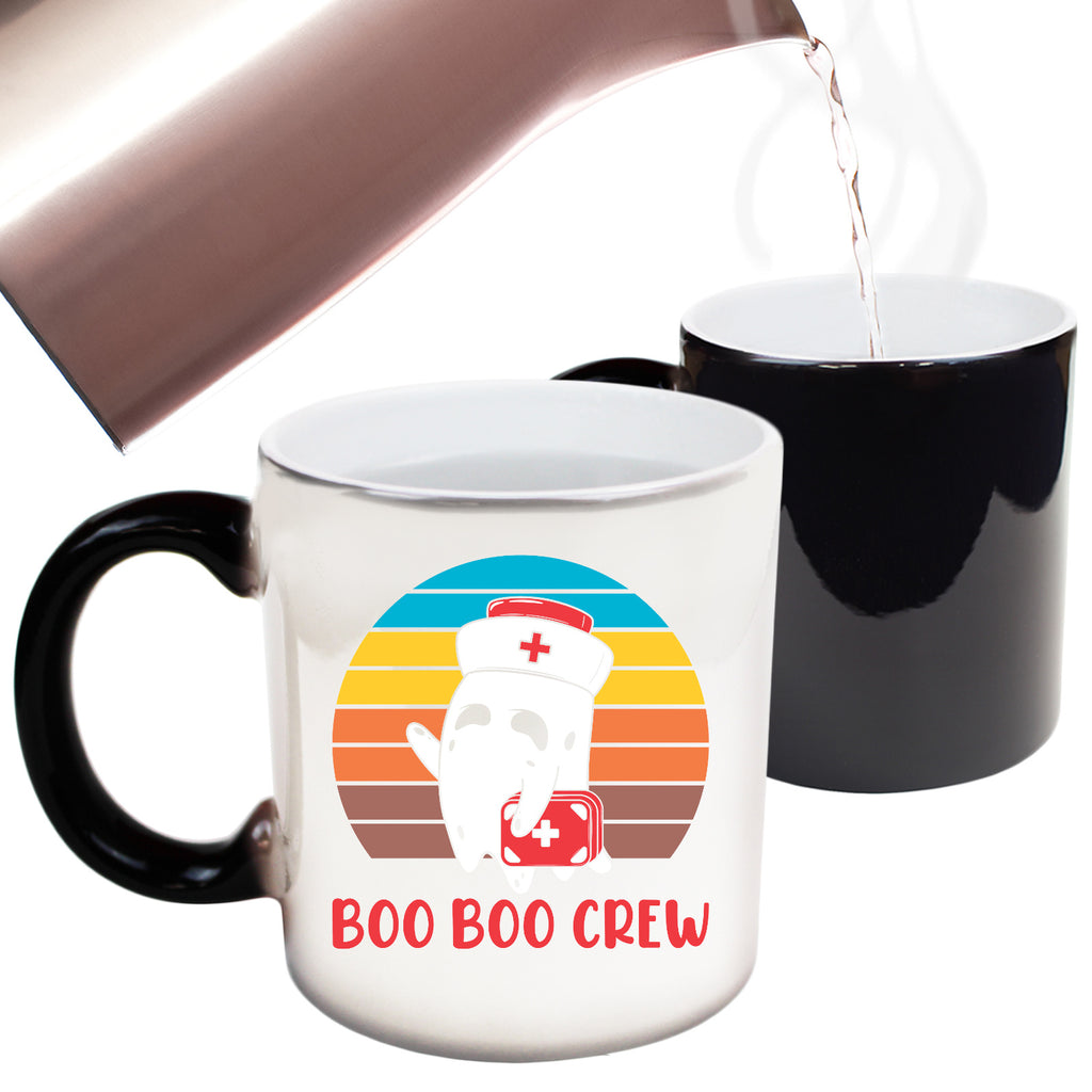 Boo Boo Crew Halloween Trick Or Treat - Funny Colour Changing Mug