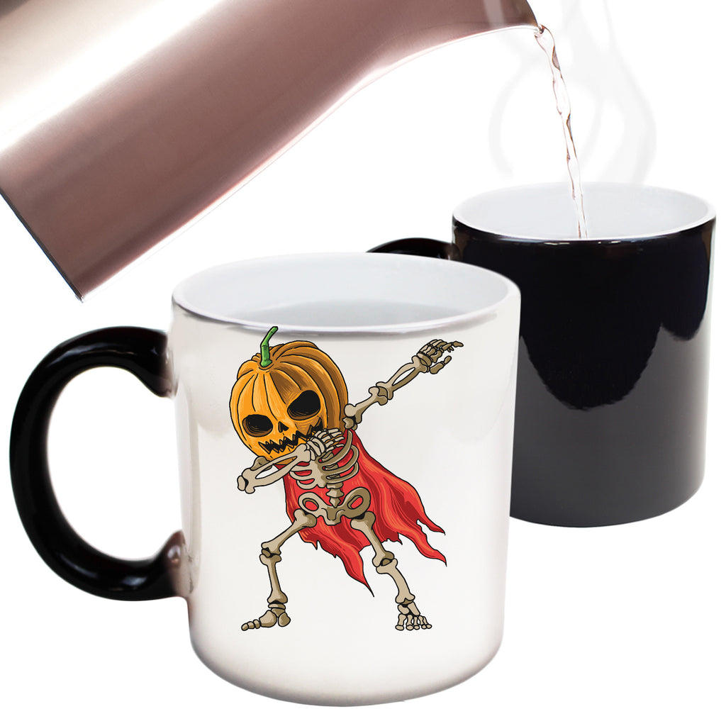 Skele Dab Halloween Trick Or Treat - Funny Colour Changing Mug