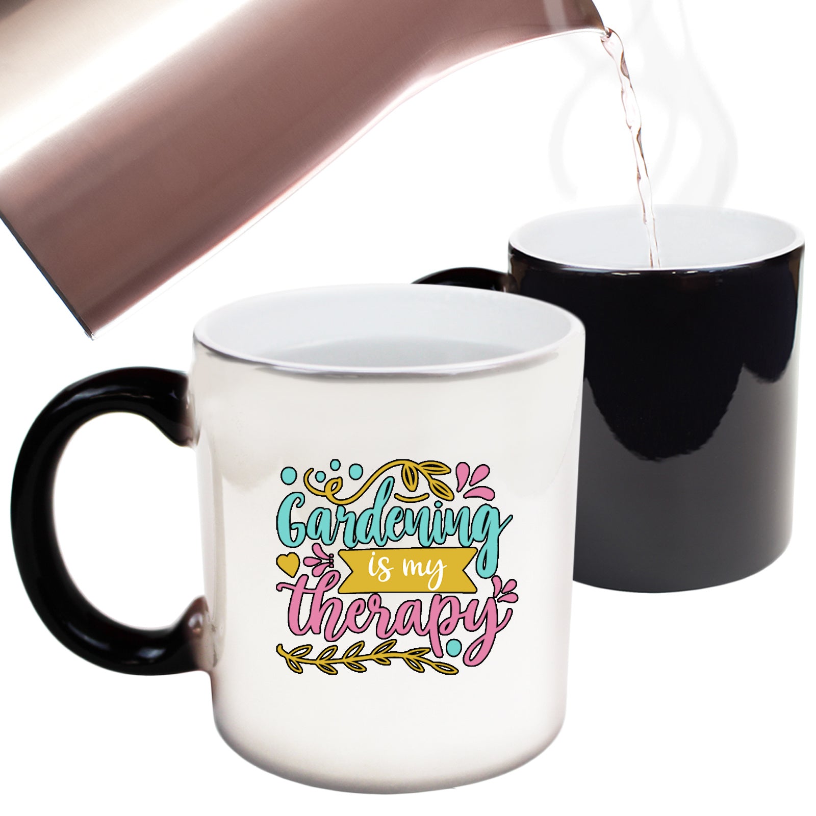 Gardening Is My Therapy - Funny Colour Changing Mug
