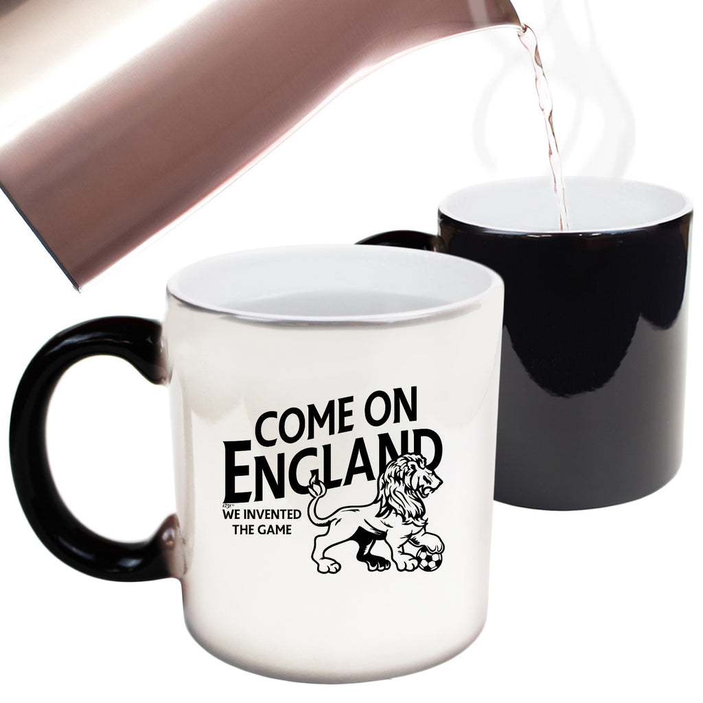 Come On England Football - Funny Colour Changing Mug Cup