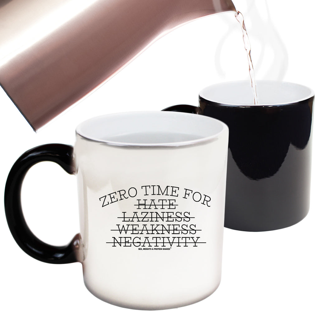 Swps Zero Time For Hate Laziness - Funny Colour Changing Mug