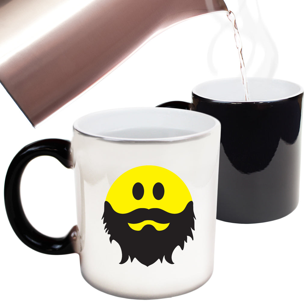 Bearded Smile - Funny Colour Changing Mug Cup