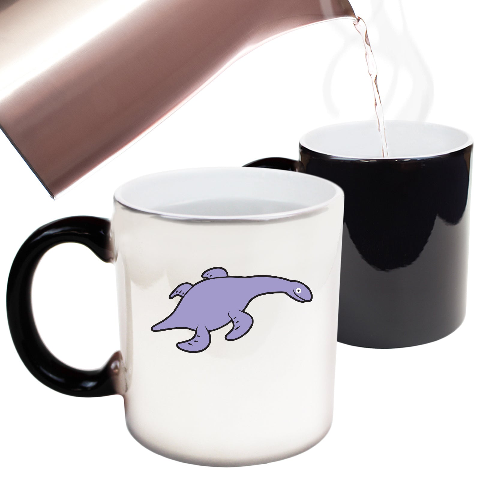 Dinosaur Rhomaleosaurus Ani Mates - Funny Colour Changing Mug Cup