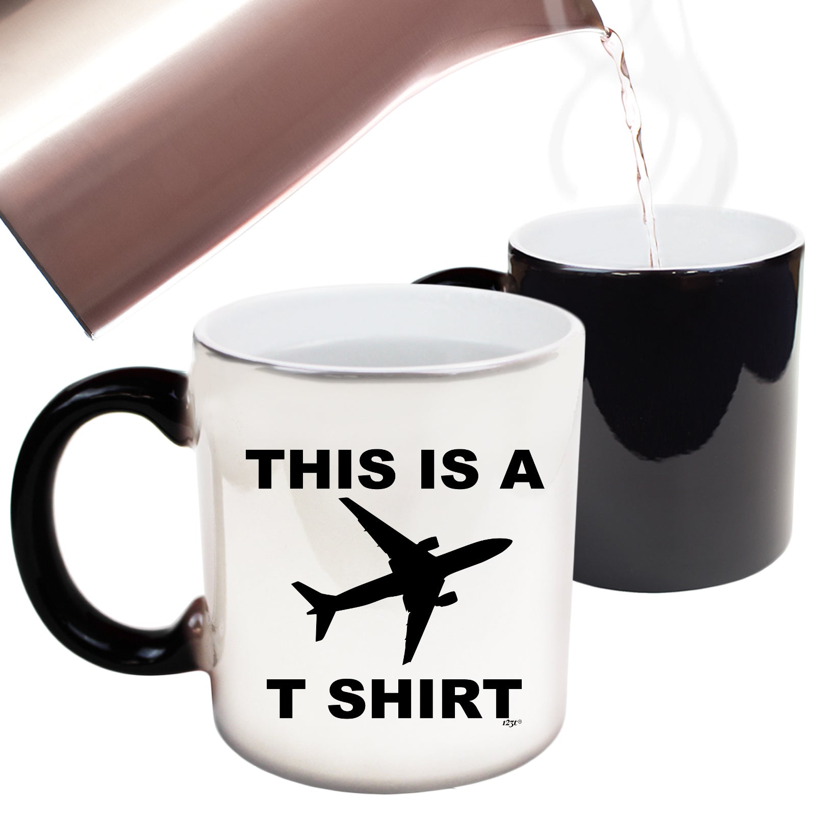 This Is A Plane Tshirt - Funny Colour Changing Mug