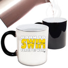 Born To Swim - Funny Colour Changing Mug Cup