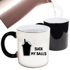 Boba Bubble Tea Suck My Balls - Funny Colour Changing Mug
