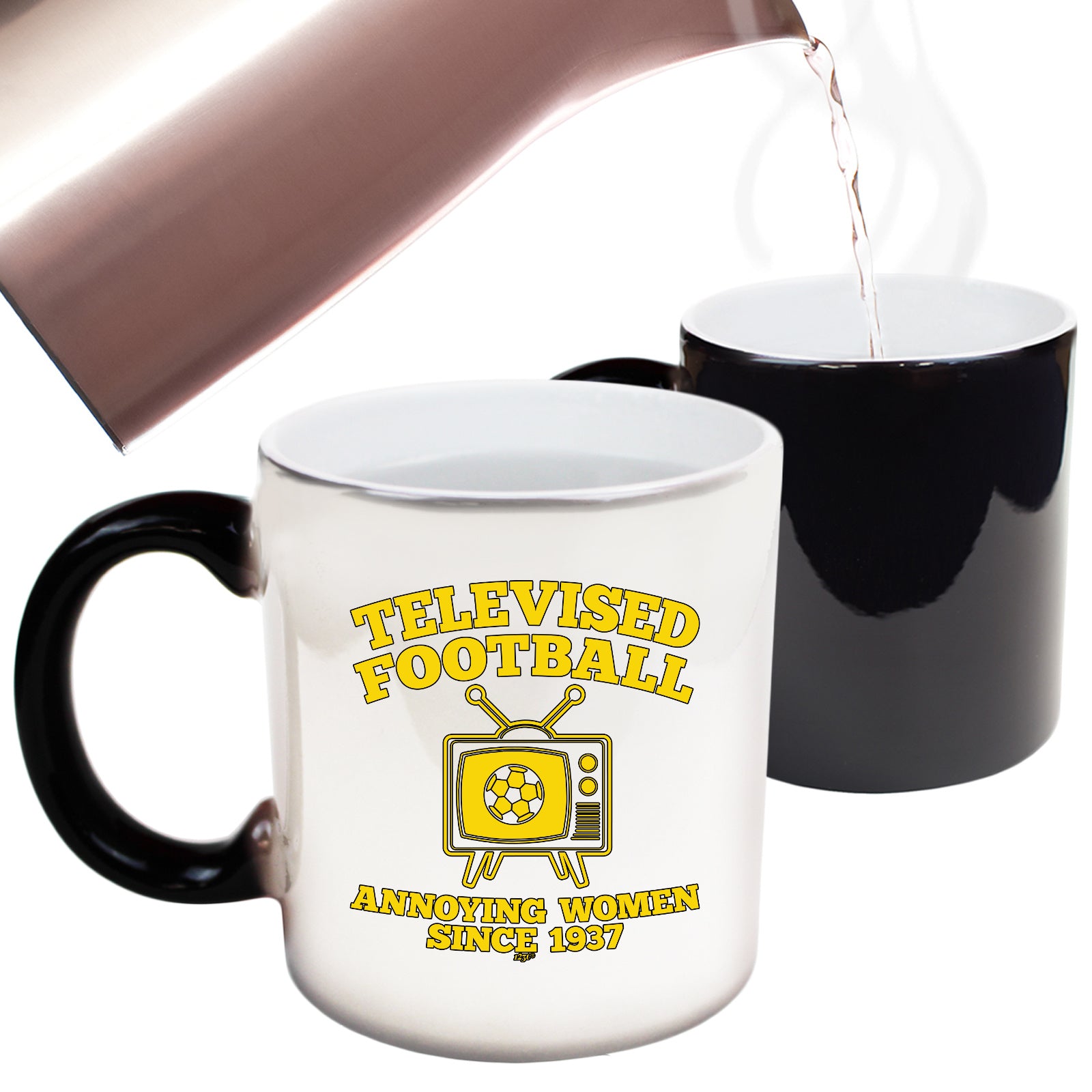 Telvised Football Annoying Women - Funny Colour Changing Mug