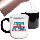 Badminton Victory Requires Payment - Funny Colour Changing Mug