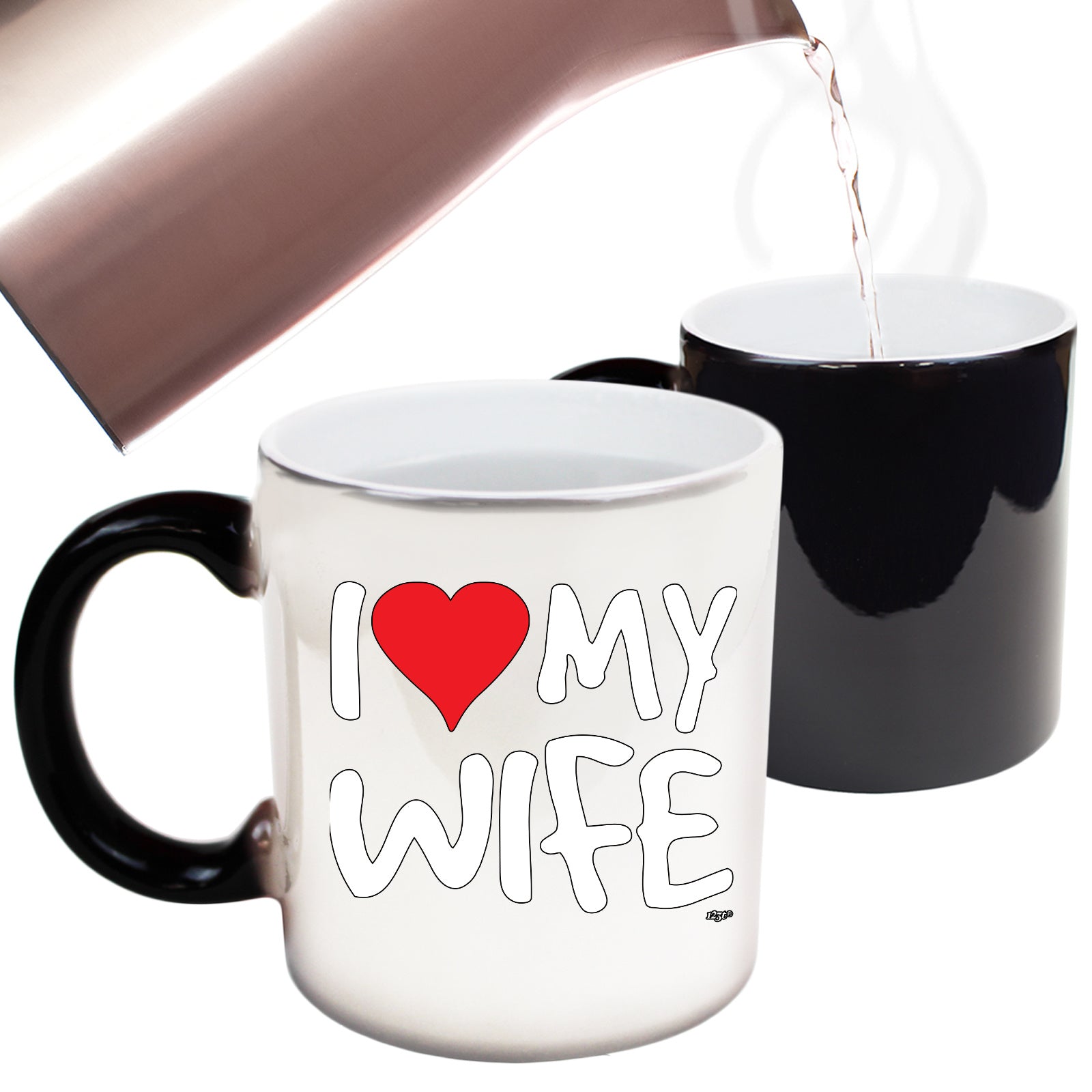 Love Heart My Wife - Funny Colour Changing Mug
