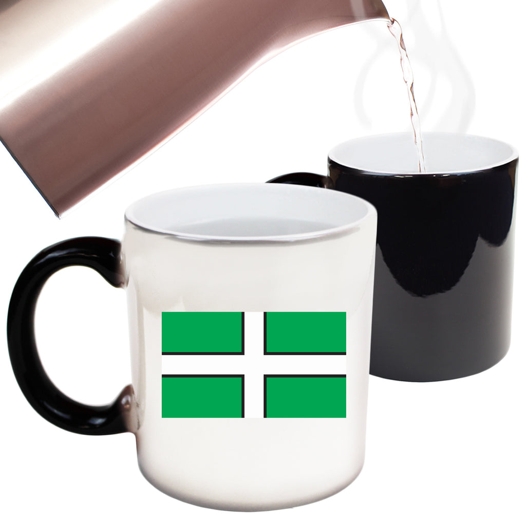 Devon Flag - Funny Colour Changing Mug Cup